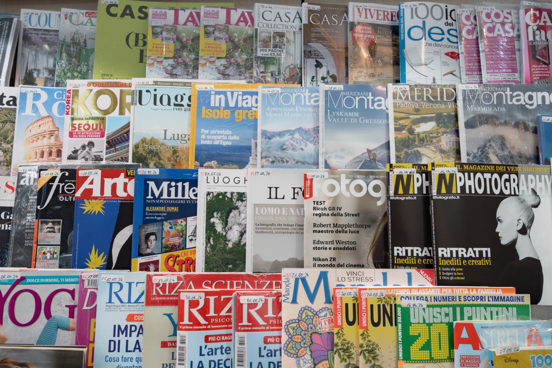 Riviste di viaggi, fotografia e cultura